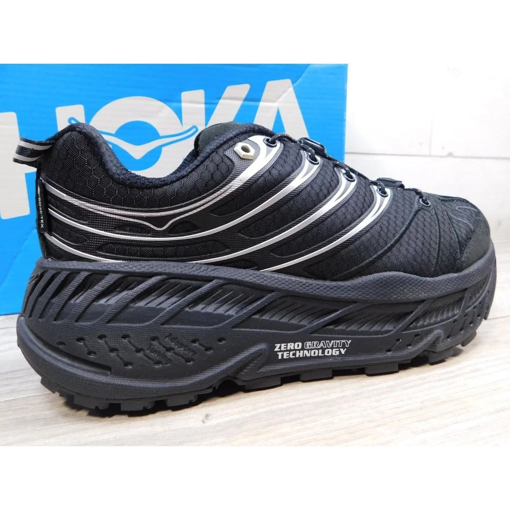 Hoka Stinson Evo GTX Gore-Tex Black Silver 1173890-BKSV Mens 5 Womens 6 Unisex